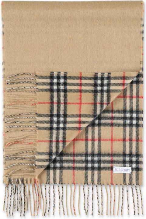 Scarves for Men Burberry London Check Cashmere Scarf