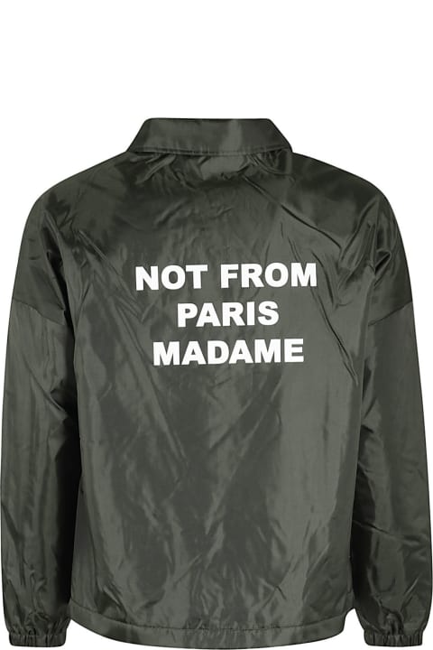 Drôle de Monsieur Coats & Jackets for Men Drôle de Monsieur La Veste Polaire Slogan
