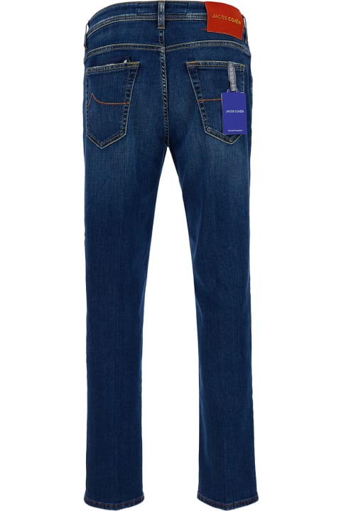 Jacob Cohen Jeans for Men Jacob Cohen Blue Slim Jeans In In Cotton Blend Man