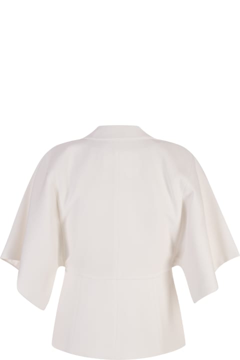 Max Mara Clothing for Women Max Mara White Curacao Jacket
