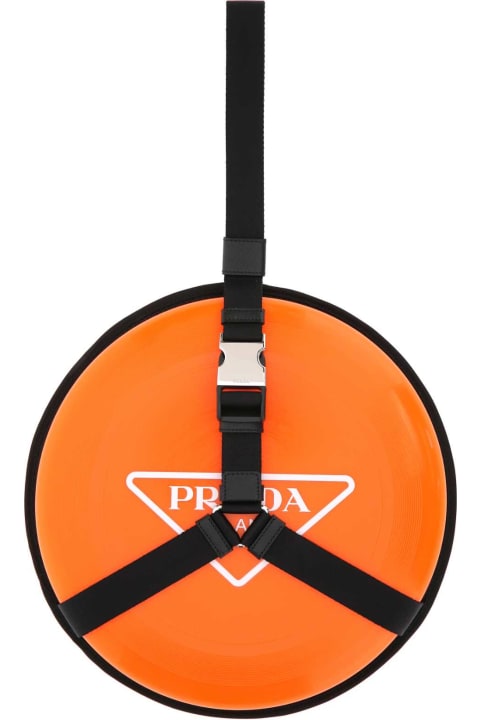 Prada Sale for Men Prada Fluo Orange Frisbee