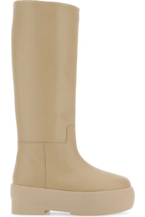 Boots for Women GIA BORGHINI Sand Leather Gia 16 Boots