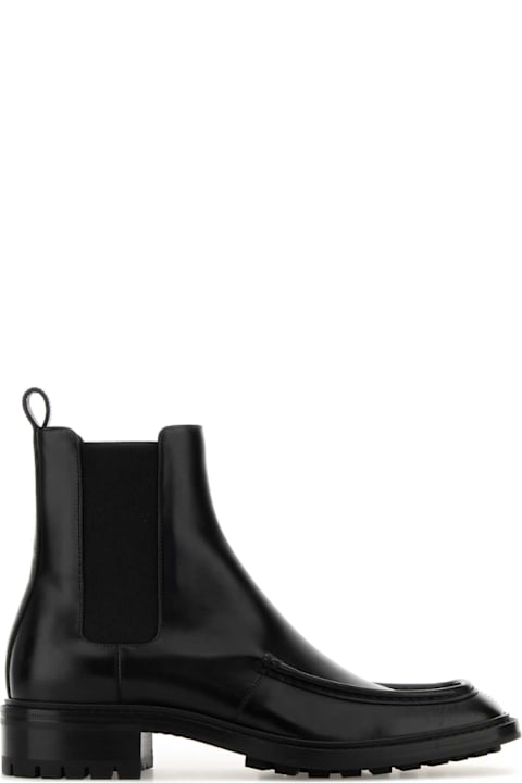 Homeware Saint Laurent Black Leather Chelsea Joe Ankle Boots