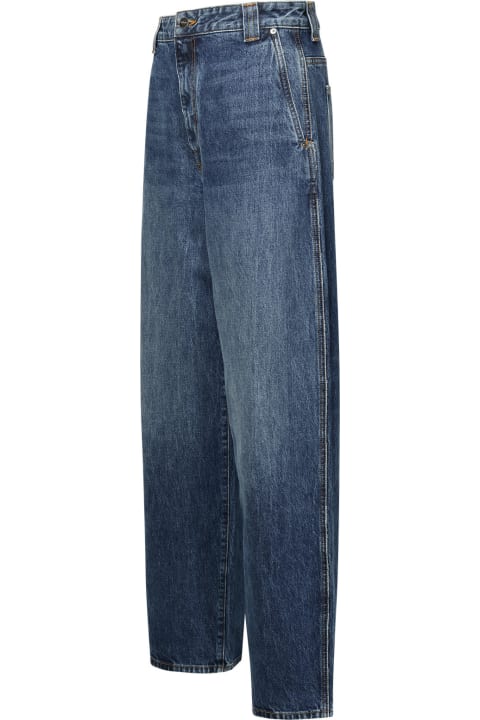 'bacall' Blue Cotton Jeans
