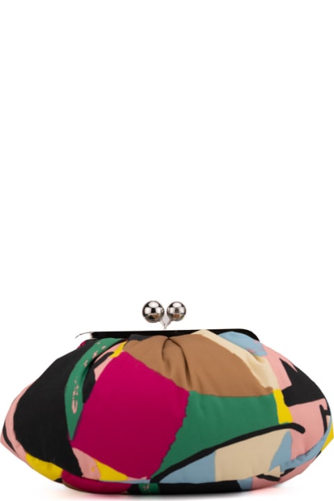 ウィメンズ Weekend Max Maraのクラッチバッグ Weekend Max Mara Medium 'adorato' Pasticcino Bag In Cotton Faille