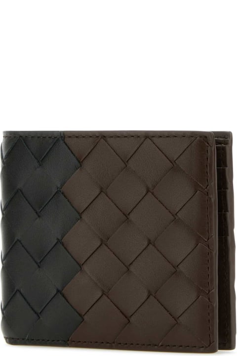 メンズ新着アイテム Bottega Veneta Two-tone Leather Wallet