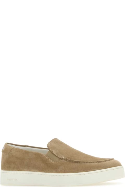 Church's for Kids Church's Cappuccino Suede Longton 2 Slip-ons