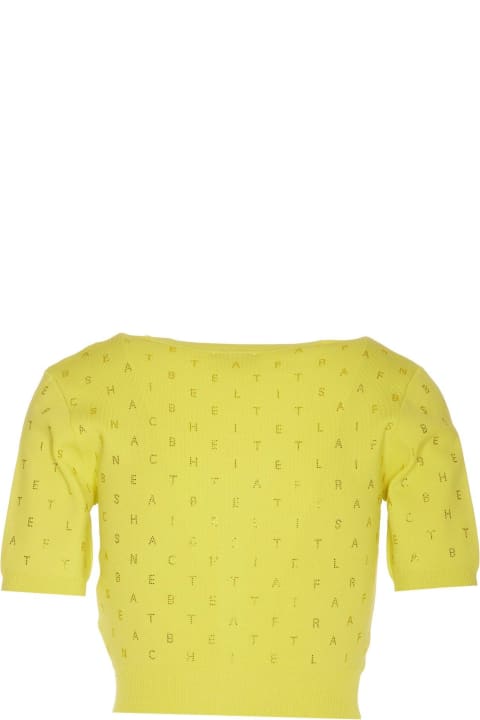 Elisabetta Franchi Sweaters for Women Elisabetta Franchi V-neck Knitted Cardigan