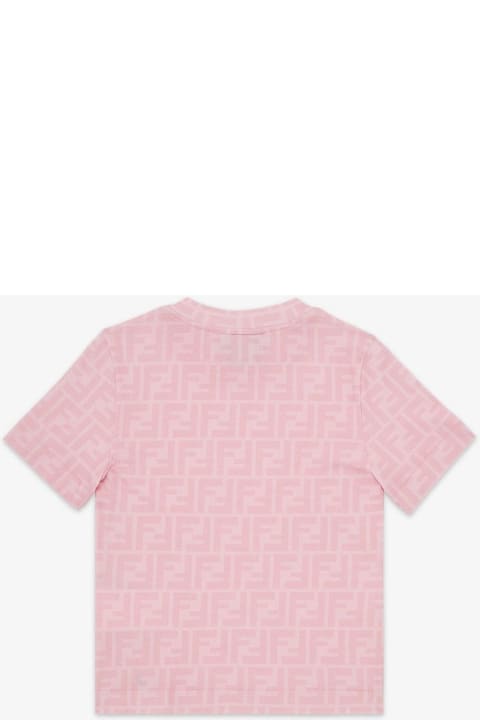 Fendiのガールズ Fendi Fendi Kids T-shirts And Polos Pink