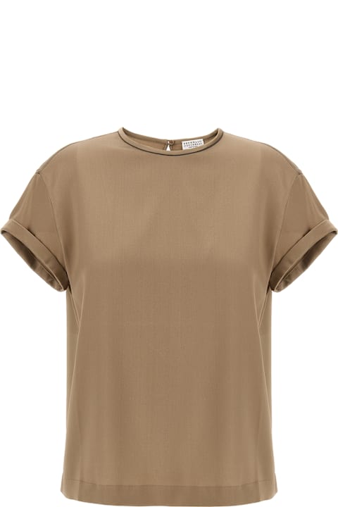 Homeware Brunello Cucinelli Monile Silk Blouse