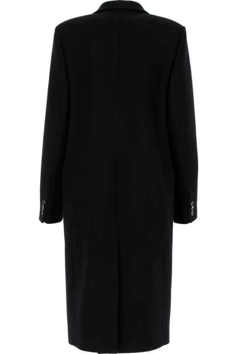 Bottega Veneta Coats & Jackets for Women Bottega Veneta Black Wool Coat