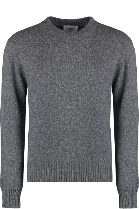 Ami Alexandre Mattiussi Sweaters for Men Ami Alexandre Mattiussi Crew-neck Cashmere Sweater