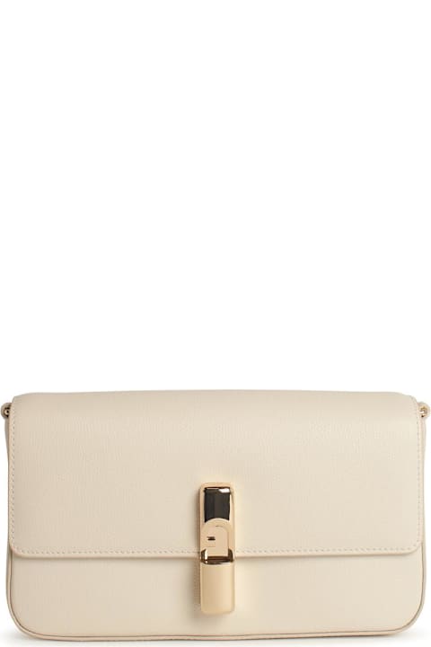 Furla for Men Furla 'iride' Small Cream Leather Crossbody Bag