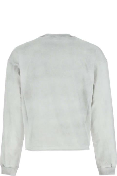 WE11 DONE Fleeces & Tracksuits for Men WE11 DONE Chalk Cotton Sweatshirt