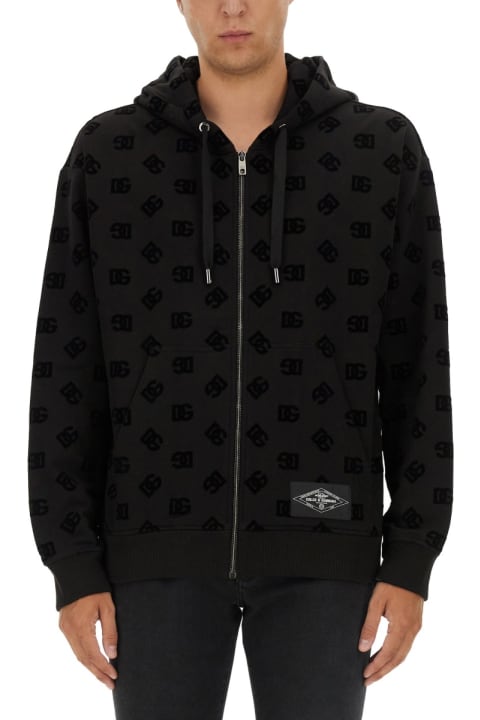 Homeware Dolce & Gabbana Sweatshirt With Allover Logo