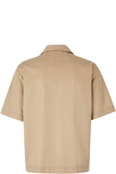 Givenchy قمصان لـ القسم الرجالي Givenchy Allover 4g Motif Short-sleeved Shirt