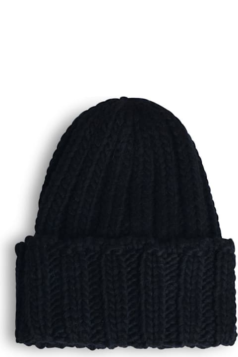 Homeware Woolrich Logo Patch Turn-up Hem Beanie