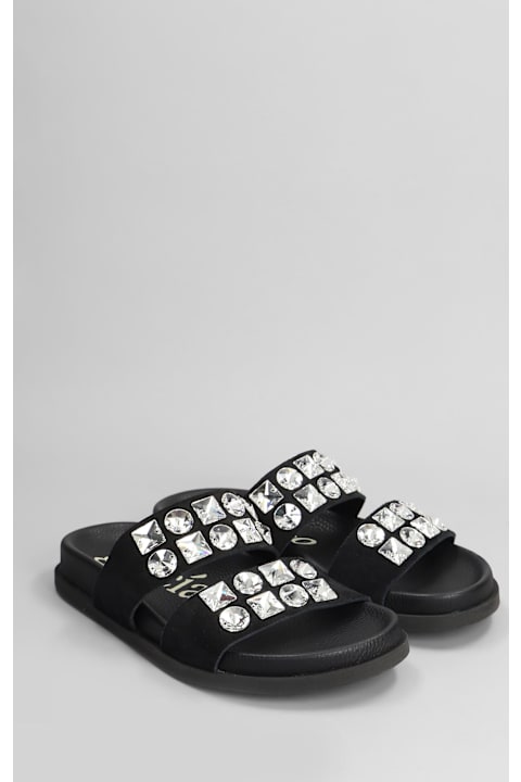Pedro Garcia Shoes for Women Pedro Garcia Dilys Flats In Black Suede