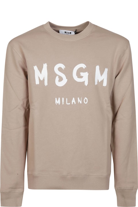 MSGM for Men MSGM Logo Print Sweatshirt