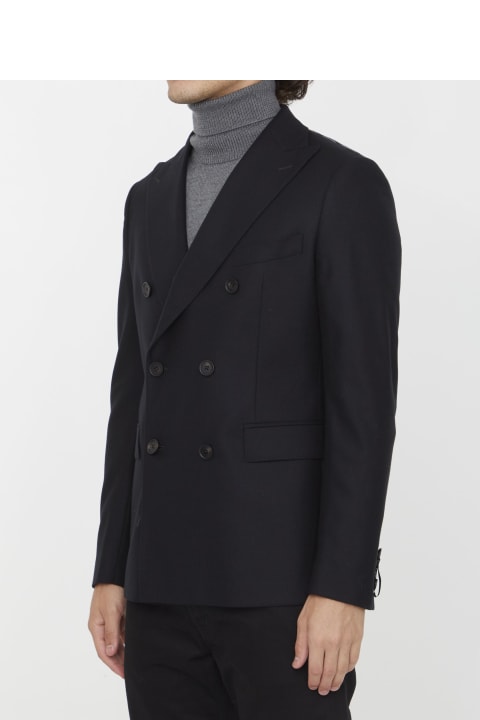 Tonello Coats & Jackets for Men Tonello Double-breasted Jacket In Wool