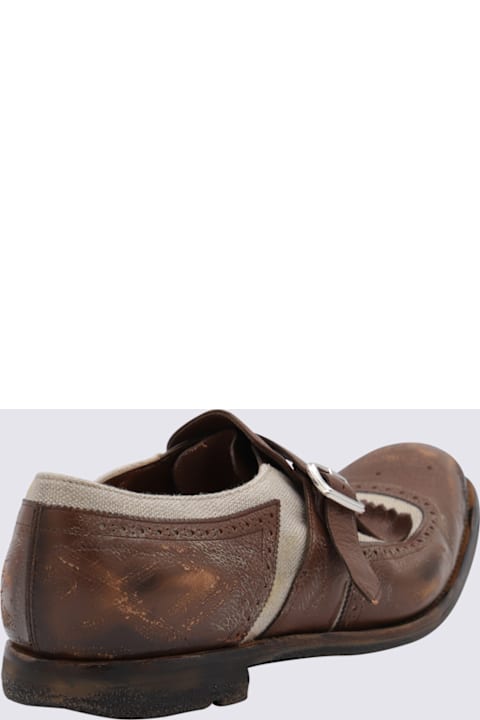 Church's Shoes for Men Church's Brown And Ecru Leather Formal Shoes