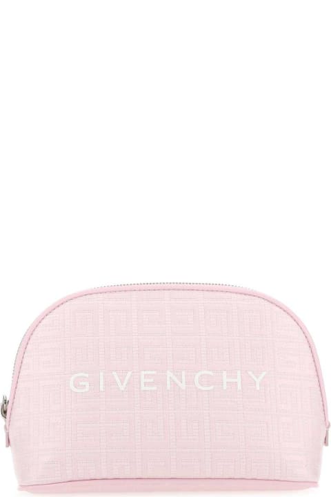 Givenchy for Women Givenchy Logo-embossed Zip Around Beauty Case