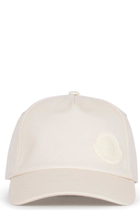 Hats for Women Moncler Logo Patch Baseball Cap