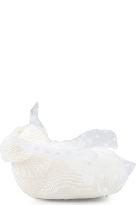 Monnalisa for Kids Monnalisa White Socks For Baby Girl
