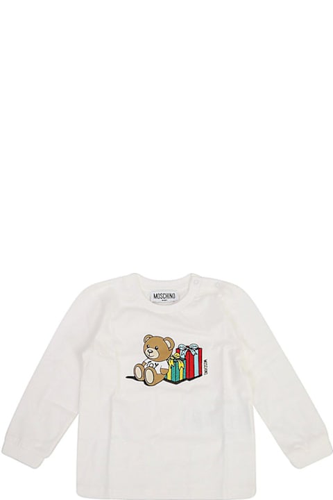 Moschino for Kids Moschino Teddy Bear-printed Long-sleeved T-shirt