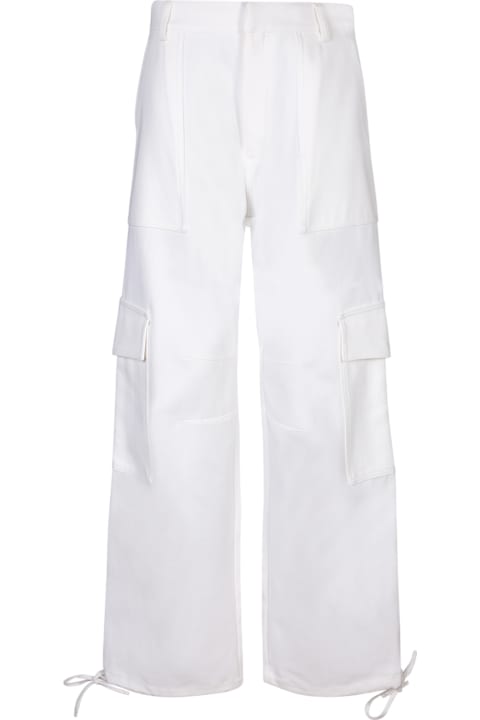 Fashion for Women Moschino Bull Cot On White Cargo Trousers