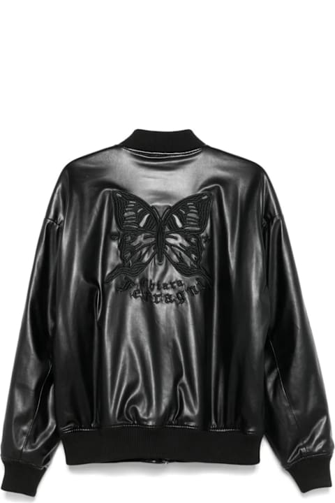 Chiara Ferragni لـ Kids Chiara Ferragni Chiara Ferragni Leather Jacket