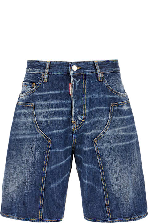 Homeware Dsquared2 Denim Carpenter Bermuda Shorts