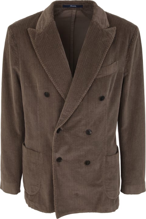 Drumohr Coats & Jackets for Men Drumohr Double Breasted Blazer