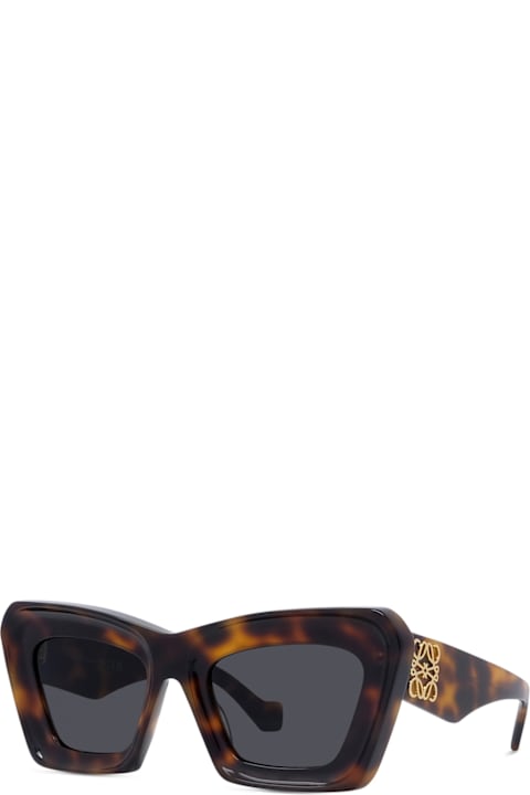 Loewe Lw40145i Anagram 52a Dark Havana Sunglasses | italist