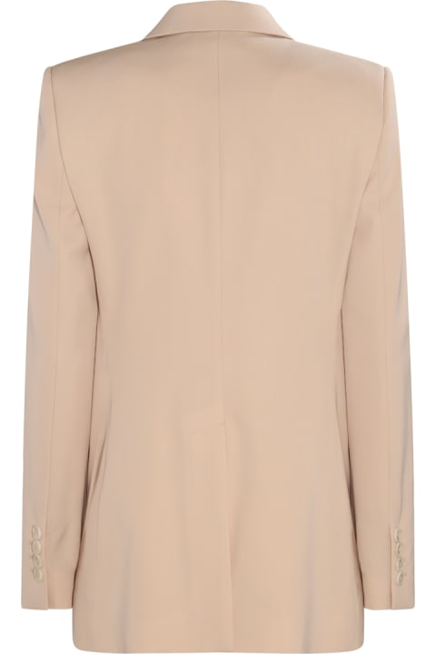 Stella McCartney Coats & Jackets for Women Stella McCartney Oat Viscose And Cotton Blend Blazer