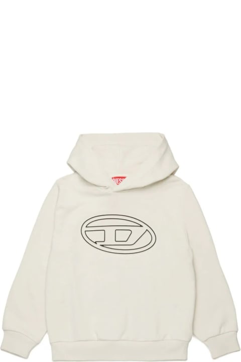 Diesel سترات وبلوزات ثقيلة لـ أولاد Diesel Sweatshirt With Logo