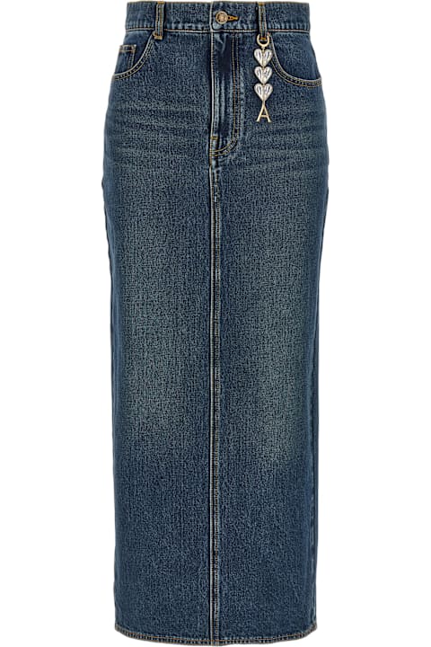 AREA Clothing for Women AREA 'zip Slit Midi' Skirt