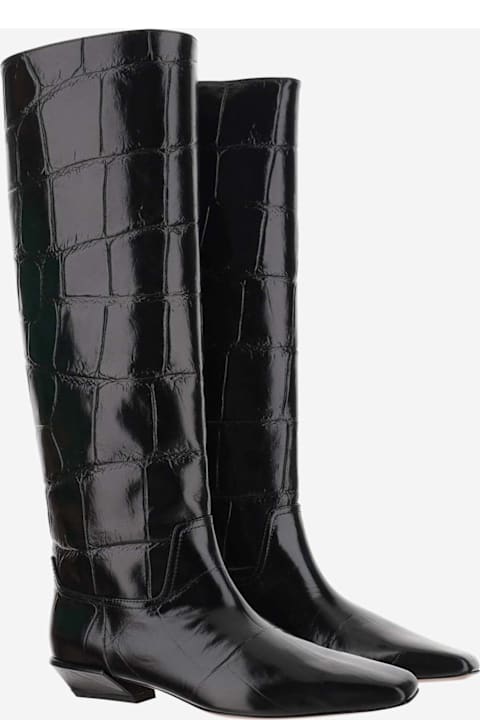 Paris Texas أحذية لـ السيدات Paris Texas High Leather Boot