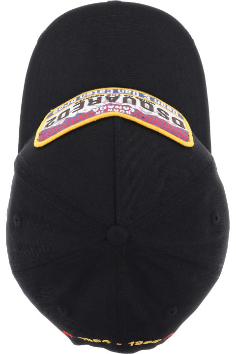 Dsquared2 Hats for Men Dsquared2 Baseball Cap With Logoed Patch