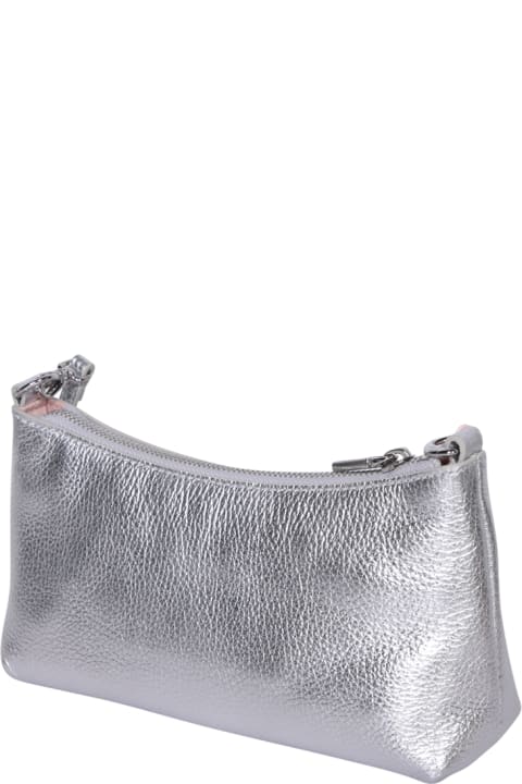 Coccinelle Shoulder Bags for Women Coccinelle Aura Silver Bag