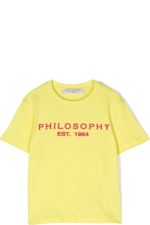 Fashion for Girls Philosophy di Lorenzo Serafini Philosophy By Lorenzo Serafini T-shirts And Polos Yellow