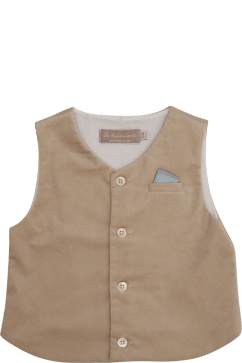 La stupenderia Coats & Jackets for Baby Boys La stupenderia Velvet Vest