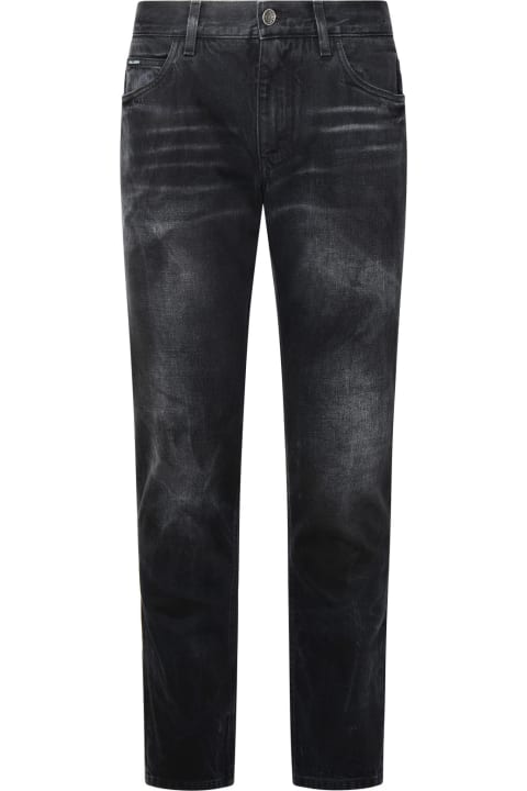 Dolce & Gabbana Clothing for Men Dolce & Gabbana Black Cotton Jeans