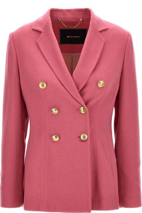 Kiton Coats & Jackets for Women Kiton Double-breasted Blazer