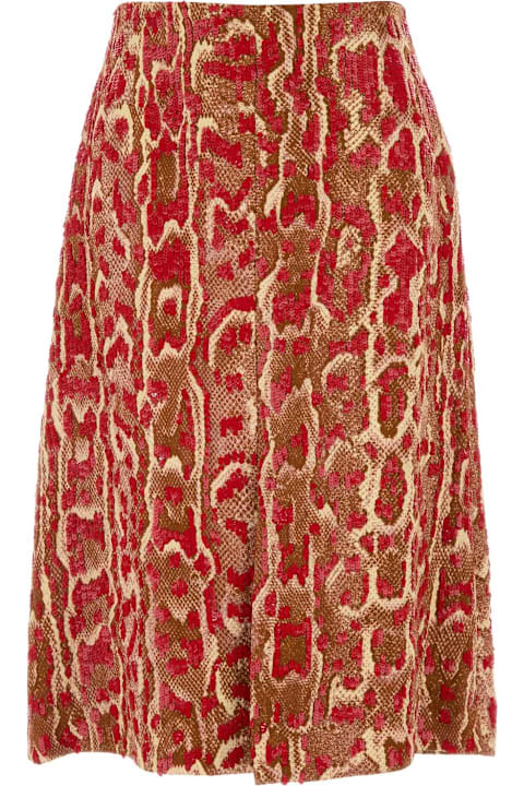 Dries Van Noten for Women Dries Van Noten Printed Viscose Blend Shera Skirt