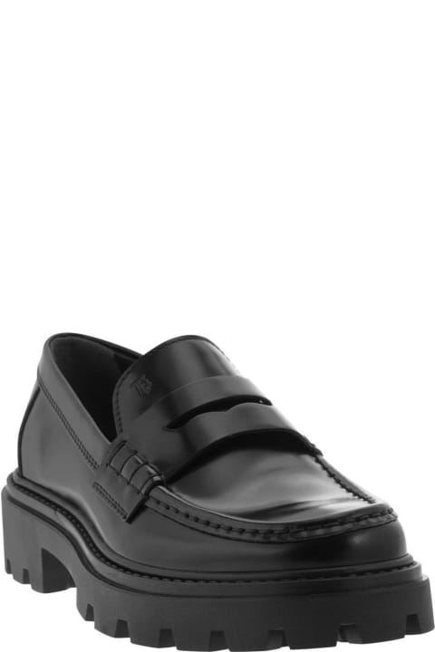 Tod's Flat Shoes for Women Tod's Penny Bat Chunky Loafers