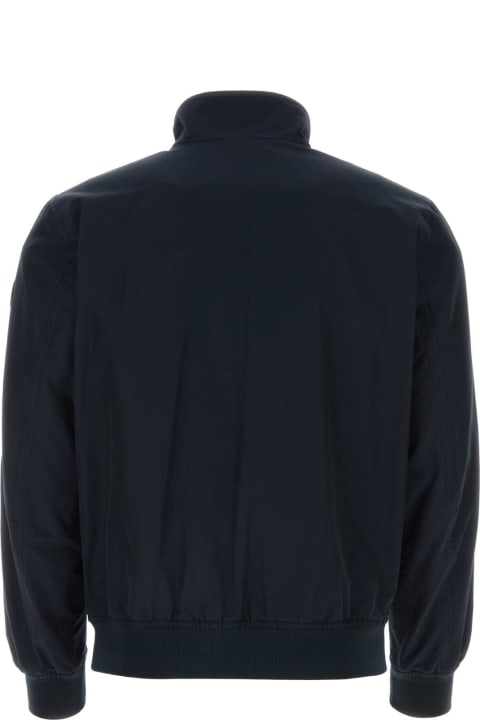 Woolrich for Men Woolrich Dark Blue Cotton Blend Cruiser Jacket