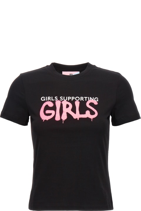 Chiara Ferragni Topwear for Women Chiara Ferragni 'girls Supporting Girls' T-shirt