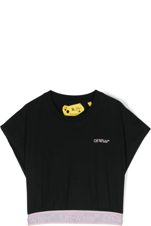 Off-White Kids Off-White Off White T-shirts And Polos Black