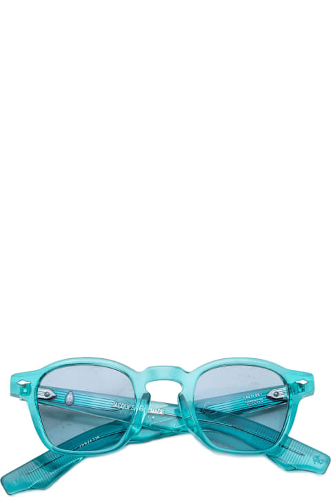 Jacques Marie Mage نظارات لـ القسم الرجالي Jacques Marie Mage Zephirin - Crystal Turquoise Sunglasses